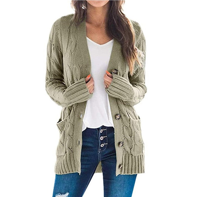 Women's  mid length cardigan