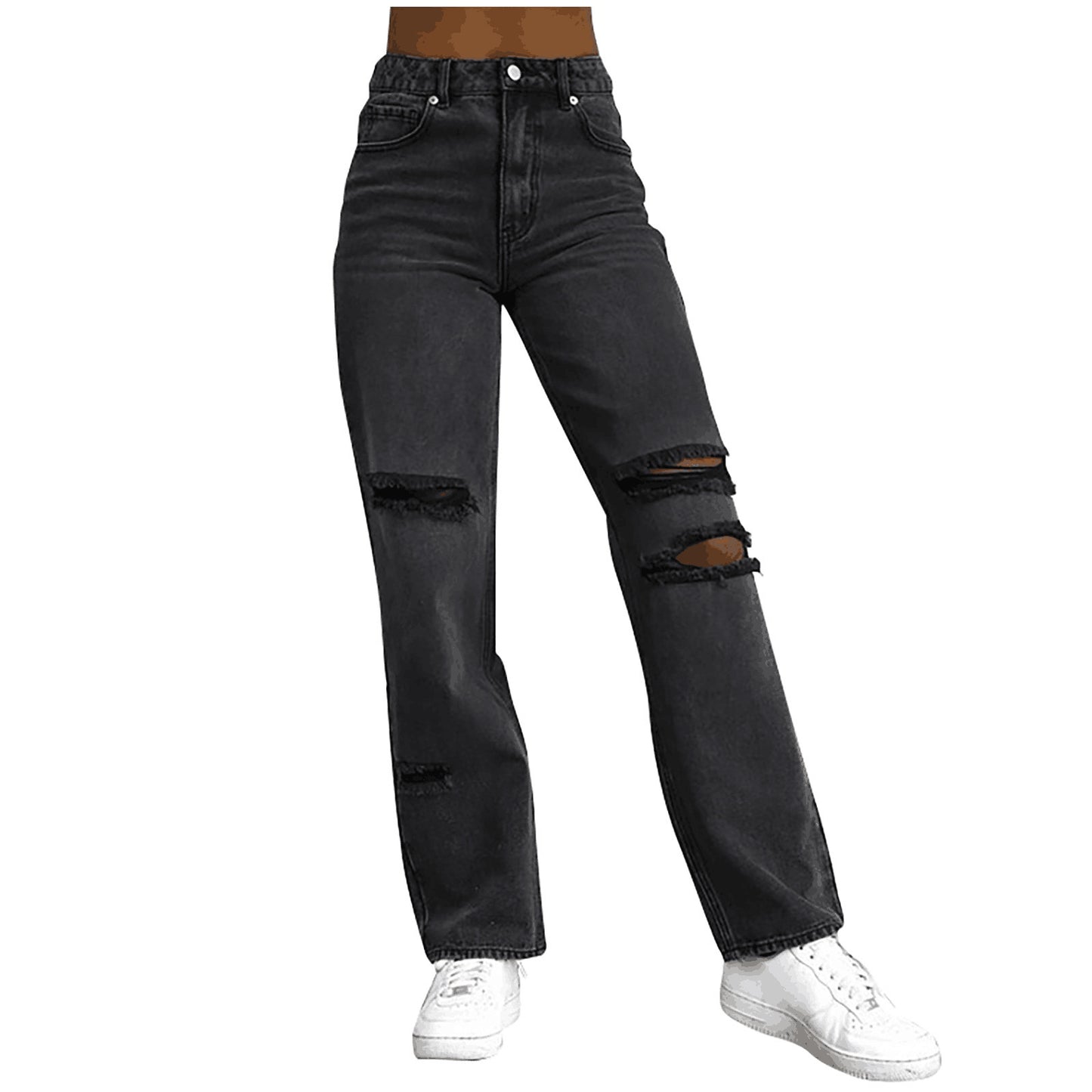 Cowboy pants with holes
