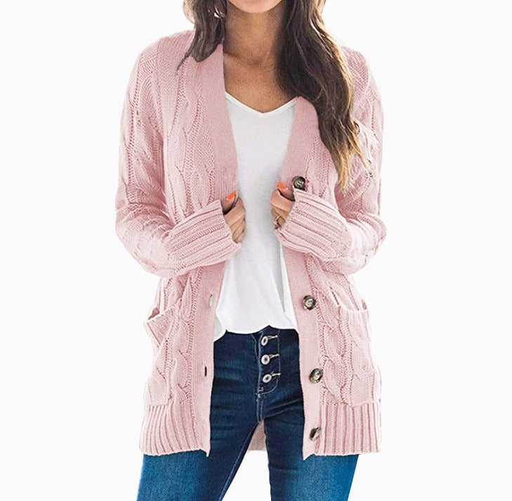 Women's  mid length cardigan