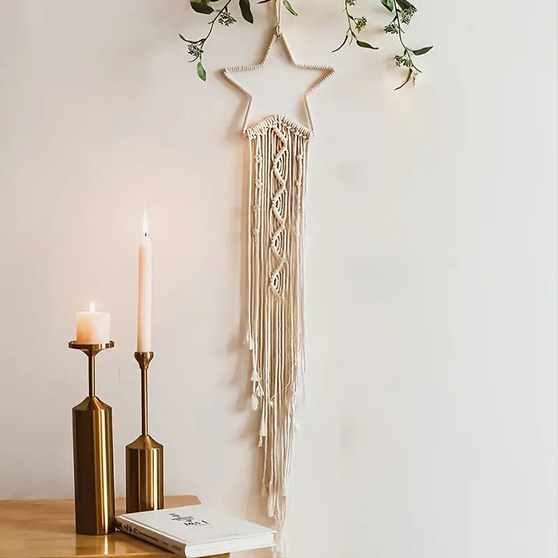 Boho Moon Dream Catcher 8x41in