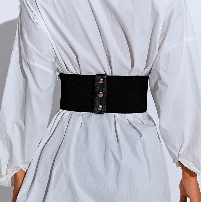 Fashionable Women's PU Leather Waist Belt for Dresses