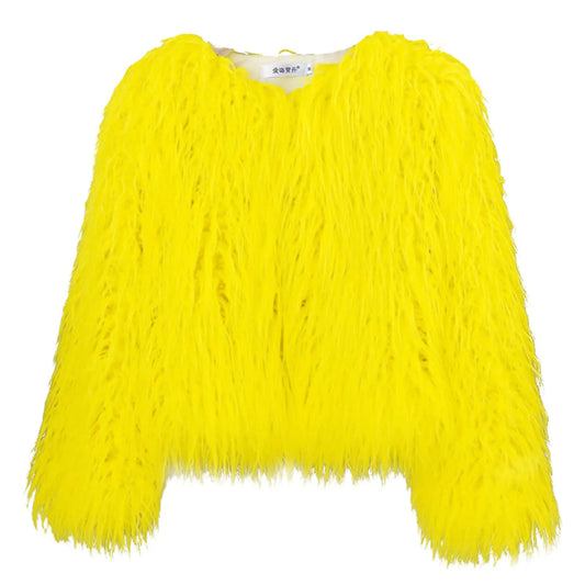 Vickstco Chic Faux Fur Women's Parka