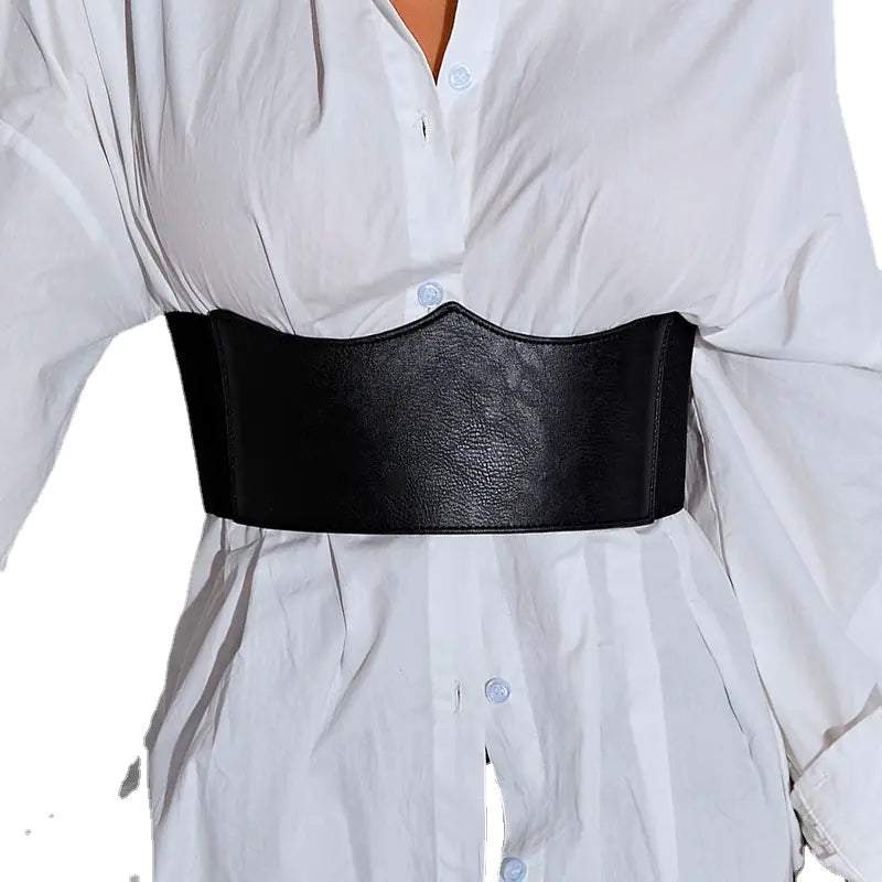 Fashionable Women's PU Leather Waist Belt for Dresses