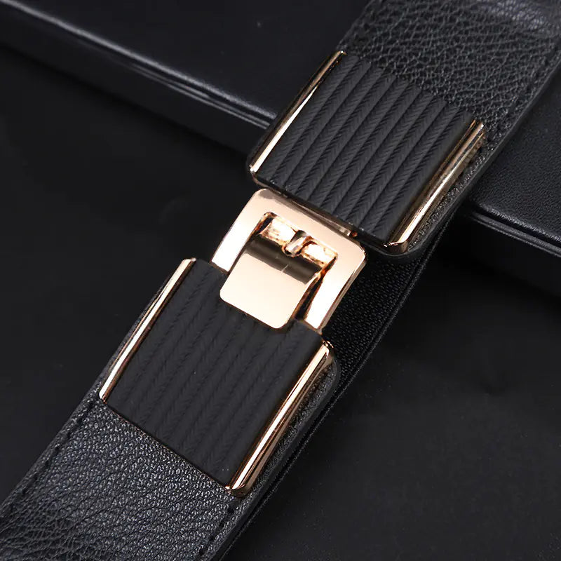 Fashionable Women's Stretch Wide Waist Belt for Dresses