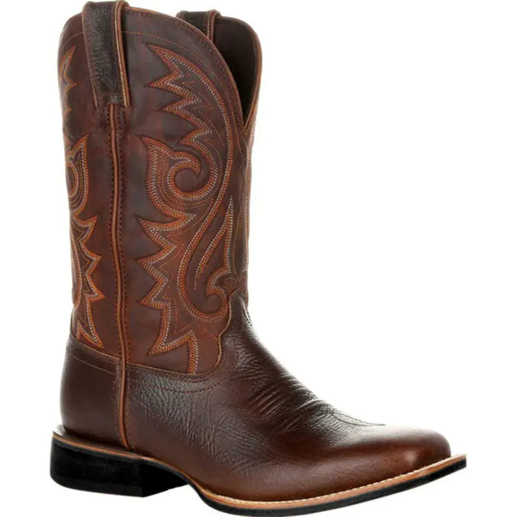 Rugged Western High Tube Boots