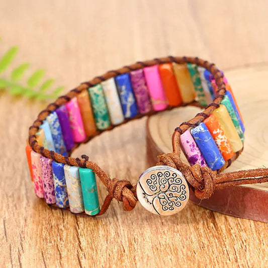 Colorful Emperor Stone Bracelet for Women - Boho Jewelry