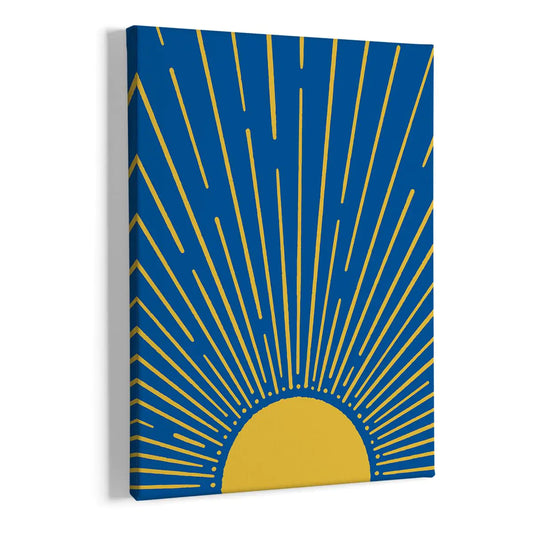 Boho Sunrise Canvas Wall Art 11x14