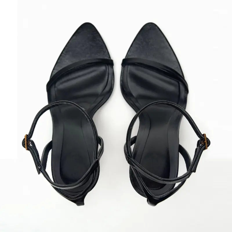 One-strip Stiletto High Heels for Women’s Dresses