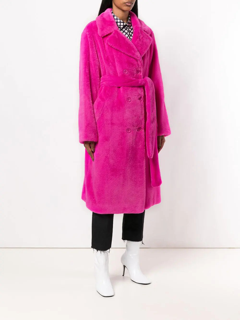 Chic Faux Fox Fur Winter Coat