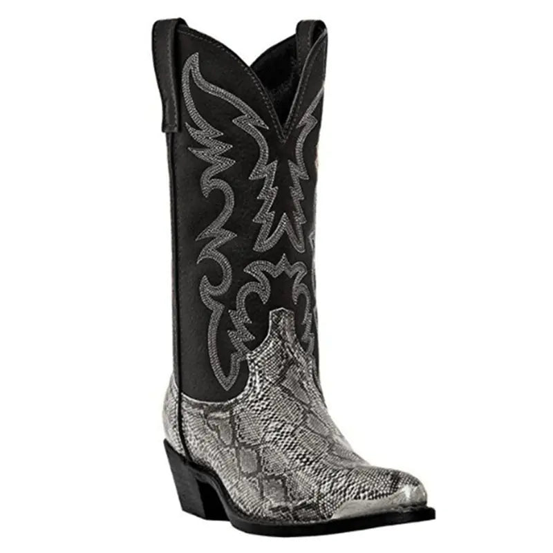 Dual Dare High-Heeled Cowboy Boots