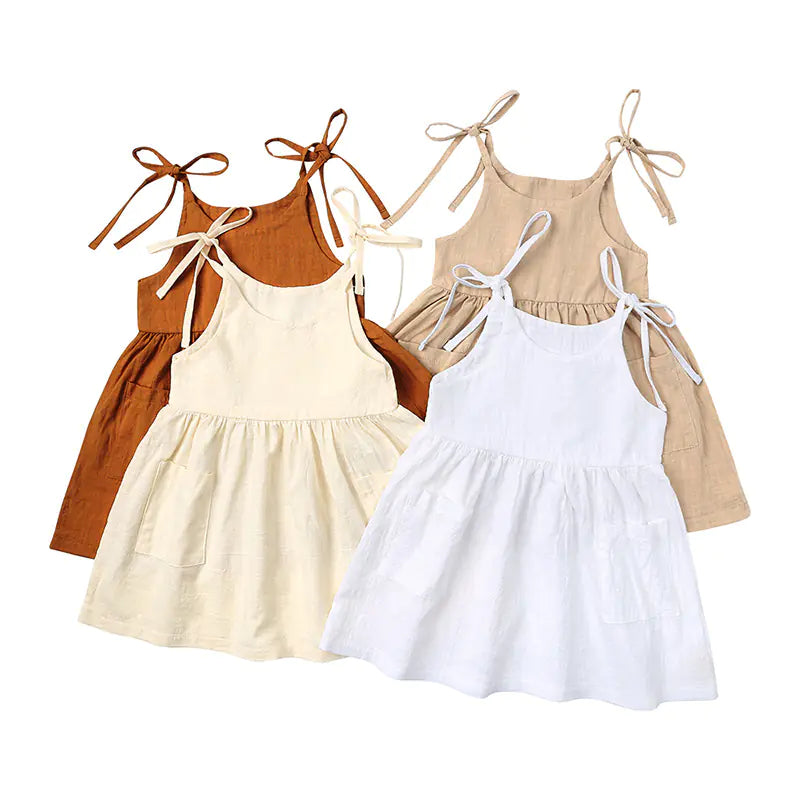Elegant Spring Summer Casual Dresses for Girls