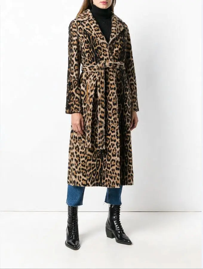 Chic Faux Fox Fur Winter Coat
