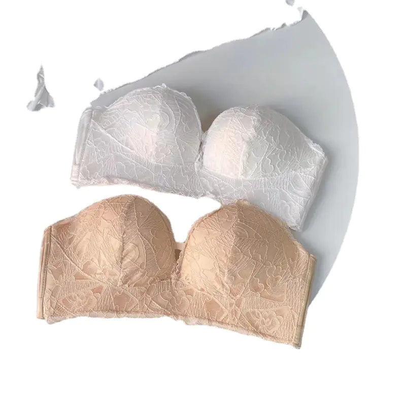 Strapless Lace Bra for Summer Wedding Dresses