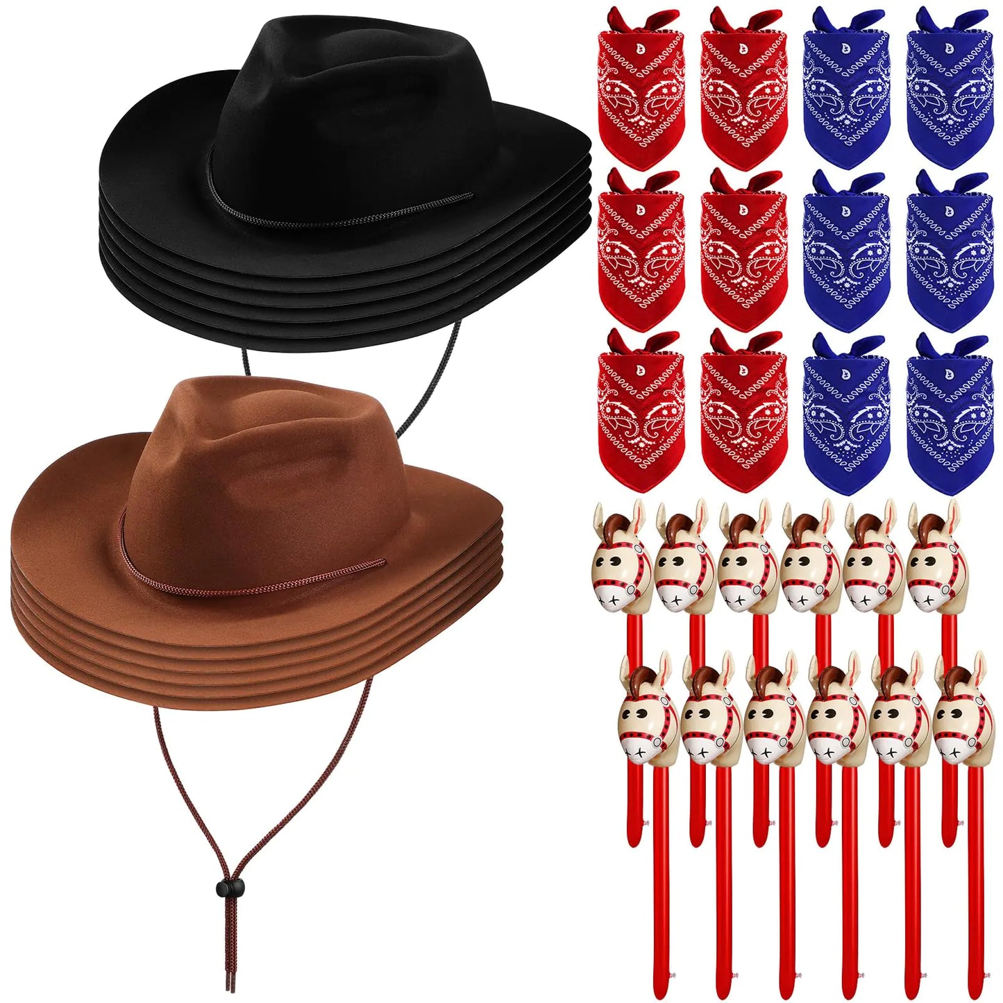 Cowboy Fiesta 36-Piece Costume Kit