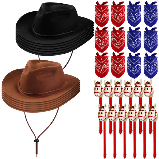 Cowboy Fiesta 36-Piece Costume Kit