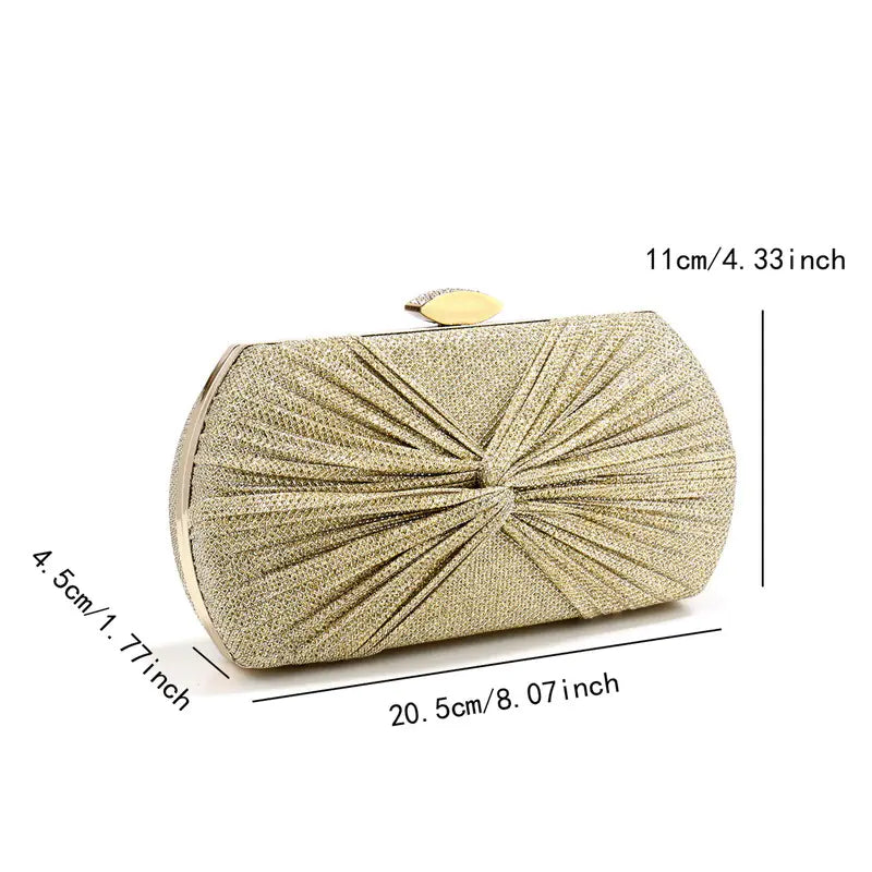 Elegant Bow Evening Clutch for Women's Dresses
